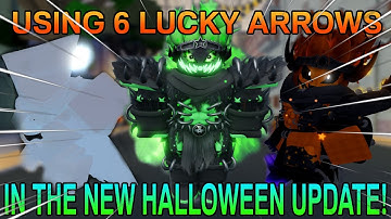 [YBA] Using 6 LUCKY ARROWS In The New HALLOWEEN UPDATE!