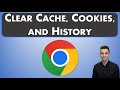 Google Chrome - Clear Cache, Cookies, and Search History