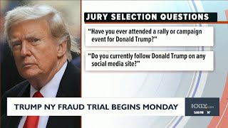 Trump NY fraud trial begins Monday