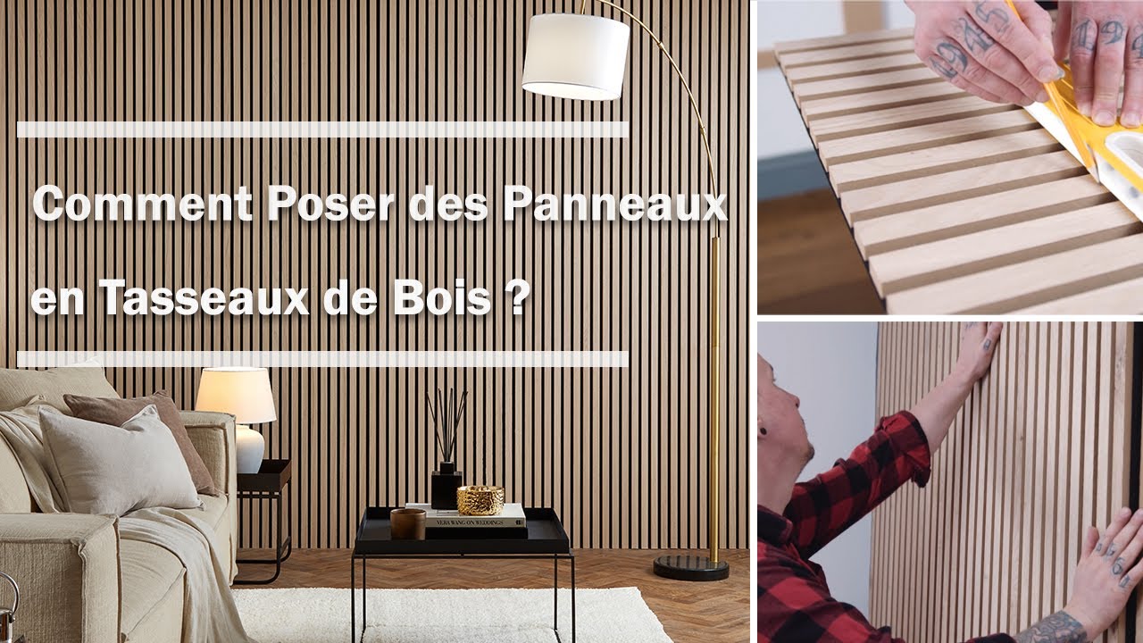 Réaliser un mur en tasseau de bois Wood Vibe