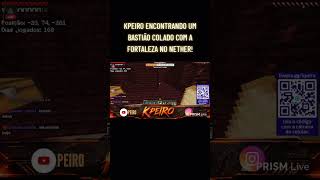ENCONTREI UM BASTIÃO COLADO COM A FORTALEZA! #minecraft #live