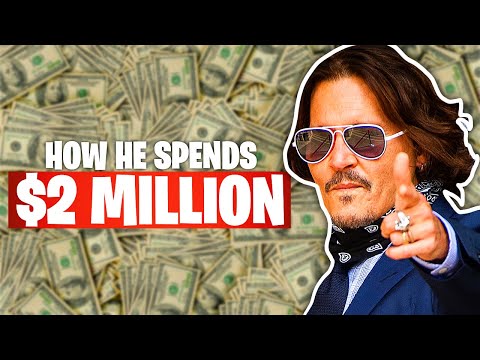 Video: A Look Inside Life $ 2 Million-A-Month Johnny Depp