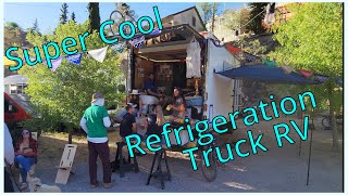 Fantastic Custom Refrigeration Truck RV Conversion  The Wander Box Tour and Interview