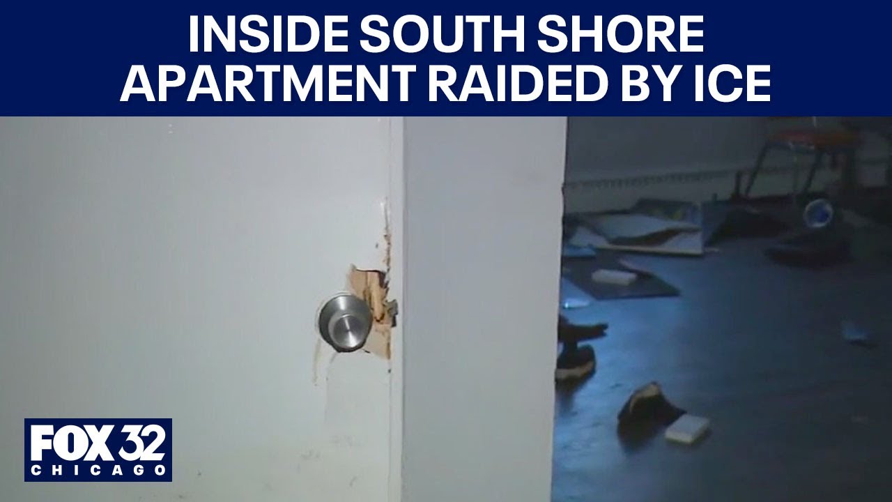 Inside South Shore apartment raided by ICE last week - YouTube