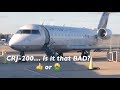Is the CRJ-200 Really That BAD? | United Express IAD to PHL | ECONOMY