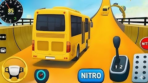 Impossible Bus Ramp Stunts 🚍 Mega Ramp Racing Challenge | Bus Simulator 2025 | Android Gameplay