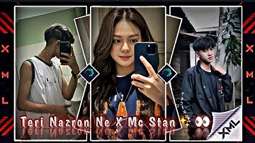 Teri Nazron Ne X Mc Stan Xml File ✨👀 || #Alightmotion #Presets #Xml 🖤 By THE RAJDEP EDITOR
