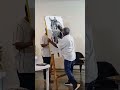 The great artist sir m narayan doing this wonderful art on canvas short trending viral shorts