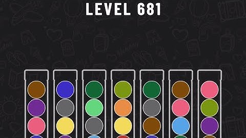 Ball Sort Puzzle Level 681 #ballsortpuzzle #ballsortpuzzlegameplay #puzzlegame #mobilegames