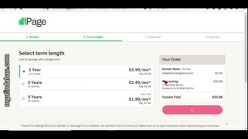 iPage Registration hosting