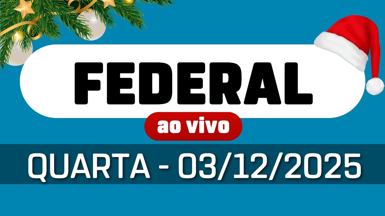 RESULTADO DA LOTERIA FEDERAL AO VIVO DIA 03/12/25 - YouTube