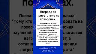Награда за присутствие на похоронах.