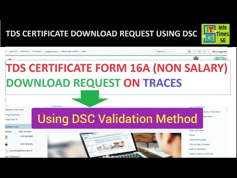 TDS certificate form