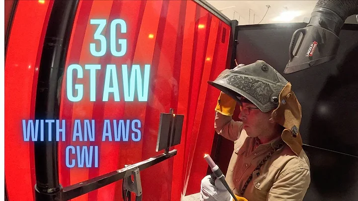 Welding instructor / CWI demonstrates an AWS D1.1 3g test using GTAW