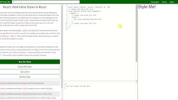 REACT: Add Inline Styles in React (38)