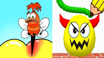 Draw To Smash vs Help Monster 2 Tricky Puzzle - Satisfying ASMR Game Max Level