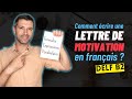 Delf b2  comment crire une lettre de motivation en franais 