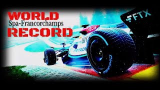 F1 22 WR Belgium WET 1:56.042 + Setup