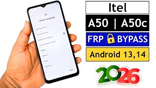 Itel A50 A50C Frp Bypass 2026 Android 14 New Method Fix Settings Not Opening