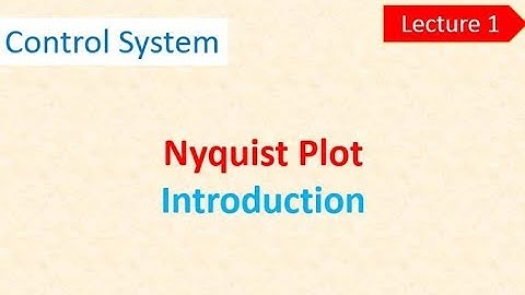Control system || polar Plot and Nyquist Plot  || Introduction