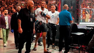 : NURSULTON RUZIBOEV EMOTIONAL EXIT AFTER LOSS TO JOAQUIN BUCKLEY AT UFC ST LOUIS