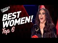 Best FEMALE BLIND AUDITIONS on The Voice! | TOP 6