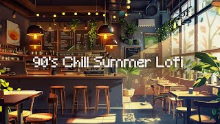 Summer Brew Sessions: Chill 90's Hip-Hop Lo-Fi ☕🎸 Perfect Playlist for Coffee Lovers 📒 No Ads