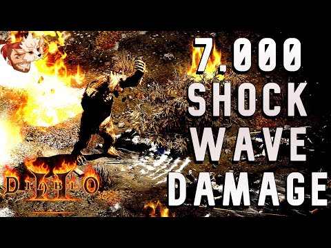 CAN WE TALK ABOUT THE SHOCKWAVE BUG?!? Werebear with 7k+ Damage | Diablo 2 Resurrected D2R Patch 2.5