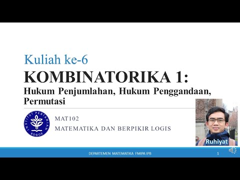 Video: Bagaimana kombinatorik digunakan dalam kehidupan nyata?