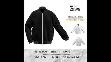 Mens jacket sewing patterns S-XXXL
