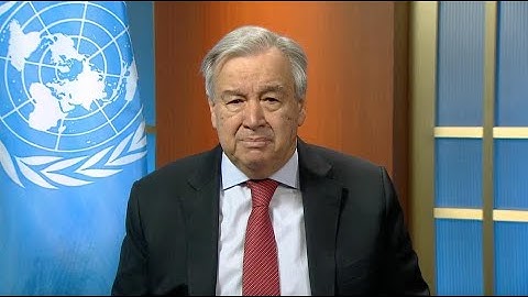 UN chief on World Health Day 2020