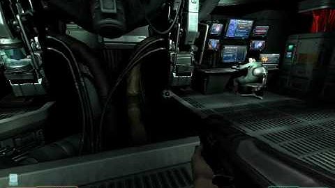 Doom 3 Nightmare Playthrough - Level 16 Delta Labs Sector 2a (Part 1)