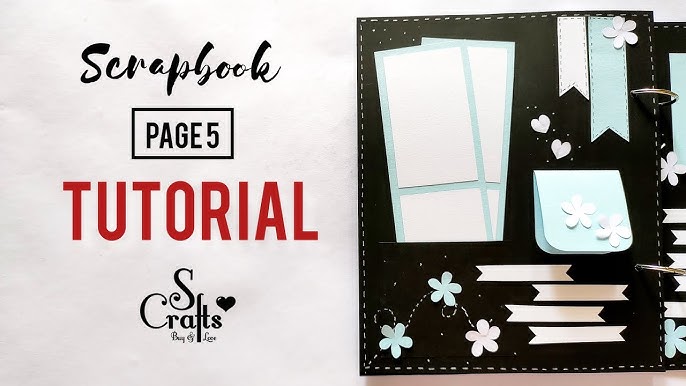 Birthday Scrapbook Idea, JK Arts, Birthday Scrapbook Tutorial Link :   #DIY #Scrapbook #Tutorial  #Birthay #GiftIdea #Howto #make #Scrapbook #JKArts, By JK Arts