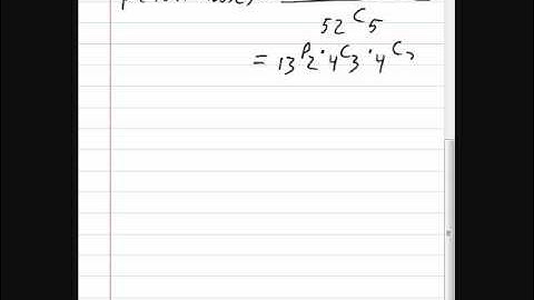 Probability using Combinatorics
