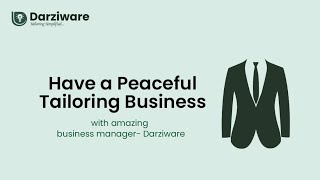 Cloud Based Tailoring Software Tutorial 1 screenshot 1