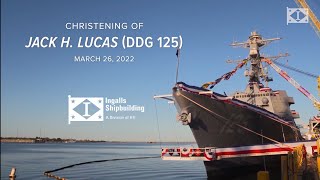 Christening Of Uss Jack H Lucas Ddg 125 First Flight Iii Arleigh Burke-Cl Destroyer