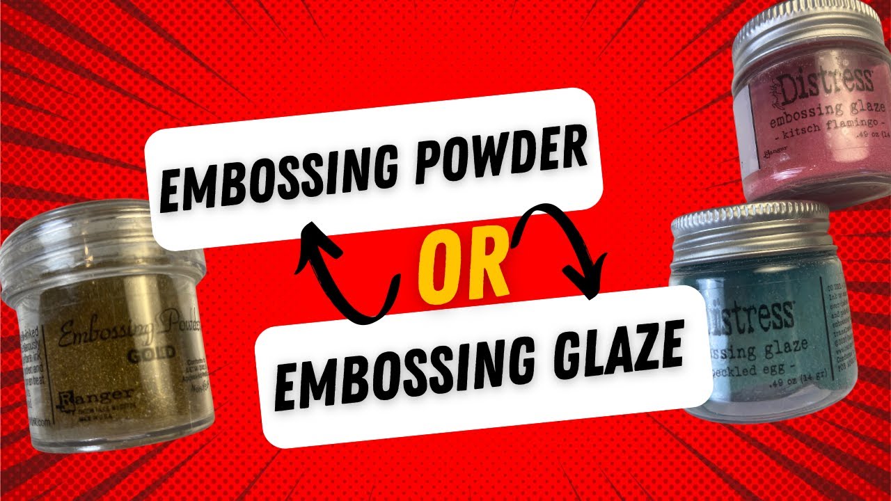 Embossing Powder or Glaze Review