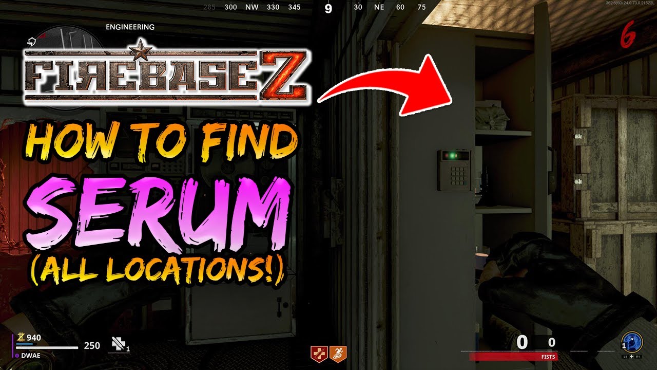 ALL *SERUM* LOCATIONS in FIREBASE Z! (COLD WAR ZOMBIES) YouTube