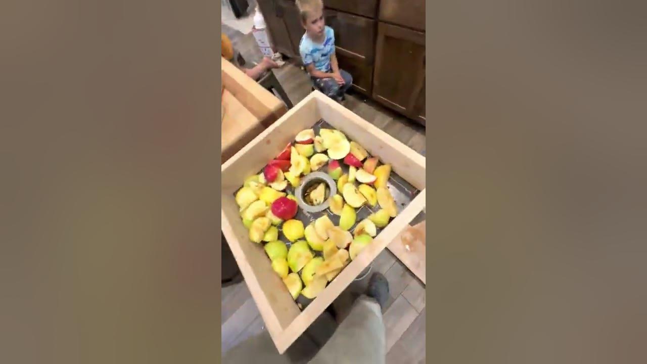 Fastest way to crush apples for apple juice/cider the easy and cheap