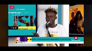 KwameMDD raps at Ghonetv (Rythymz liveshow)
