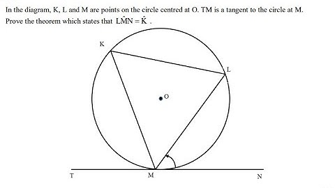 How to prove tan chord theorem 7 | Euclidean geometry | Grade 11 | tan chord theorem