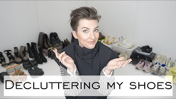 Finally DECLUTTERING MY SHOES!! Organizing / Edgy Minimalist / Women