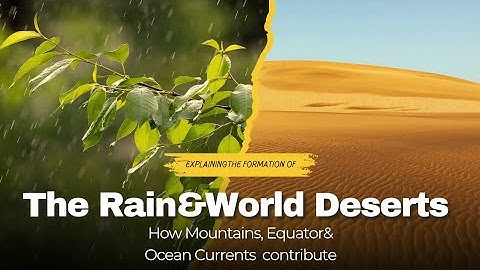 From Rain to Snow | How Weather Works | Water Cycle &Indian Monsoon Explained | World Deserts#shorts