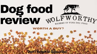 Wolfworthy - Dog Food Review! (Raw food diet in a biscuit?)