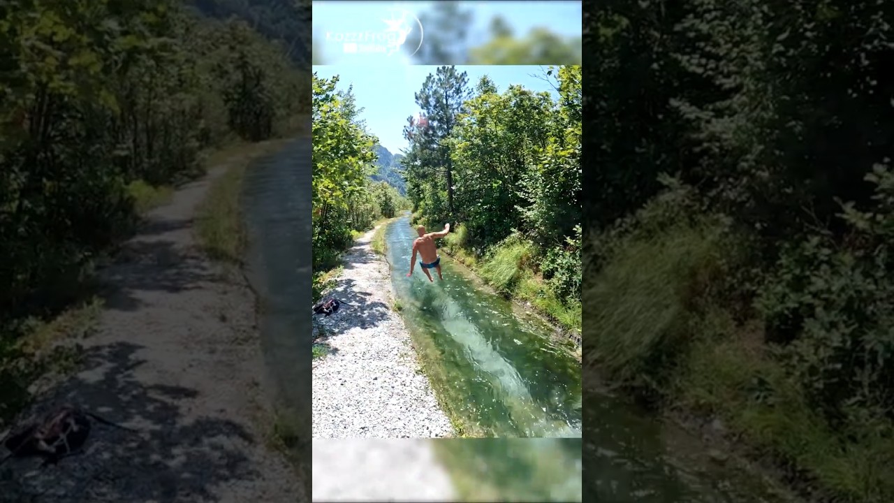 jump into a turbulent stream