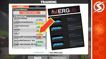 HOW TO Import More ERG Workouts Into ZWIFT From ERGdb