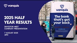 VANQUIS BANKING GROUP PLC- 2025 Interim Results Update....