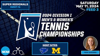 2024 NCAA Tournament: Super Regionals CrossCourt Cast | Feed 3 [Men's & Women's College Tennis]