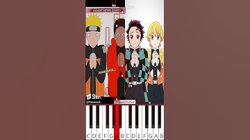 Slow it Down Original VS Animation | Demon Slayer (@tieanimation) - Octave Piano Tutorial