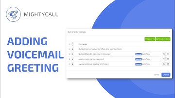 How to Add a Voicemail Greeting | MightyCall